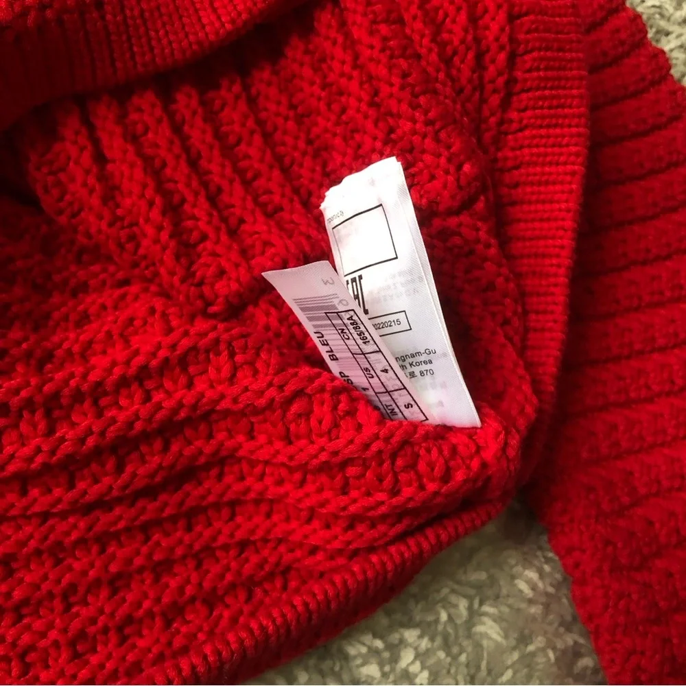 ba&sh Red Textured Cardigan - Picture 8 of 13